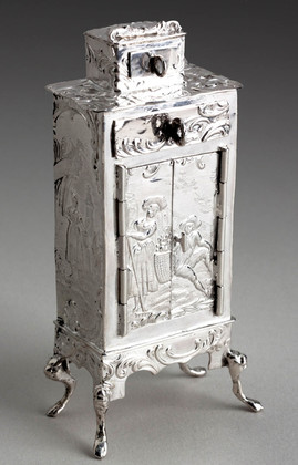 Hanau Antique Silver Miniature Cabinet - Simon Rosenau, David Bridge