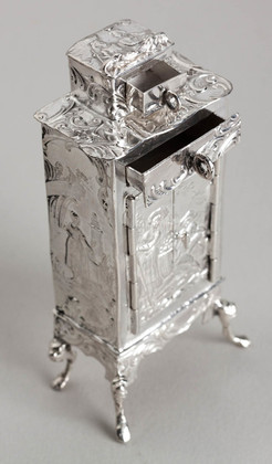 Hanau Antique Silver Miniature Cabinet - Simon Rosenau, David Bridge