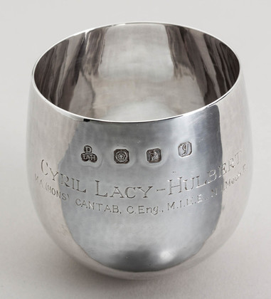 Denis Lacy-Hulbert Britannia Silver Tumbler Cup 