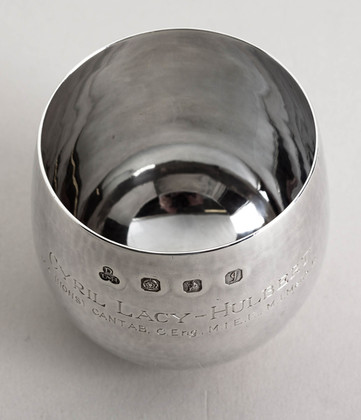 Denis Lacy-Hulbert Britannia Silver Tumbler Cup 