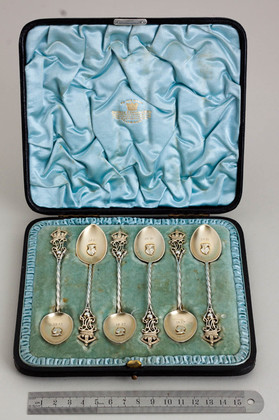 Queen Victoria Golden Jubilee Silver Spoon Set of 6