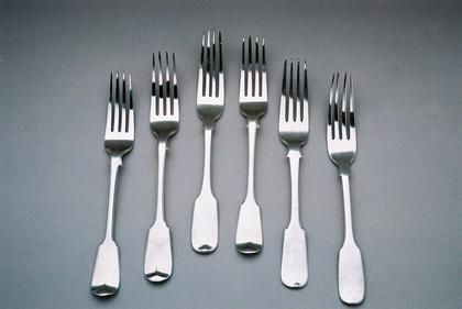 Cape dinnerforks (6) - Fiddle pattern