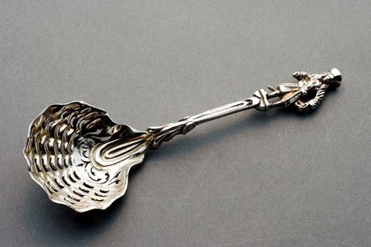 Silver Sifter Spoon - Pirate