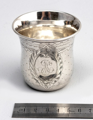 Antique French Silver Christening Mug - Audusson & Vidal Mauritius