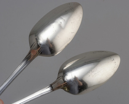 Rare Cape Silver Old English Thread Tablespoons (Pair) - Johannes Combrink, Cape Stub