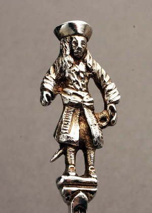 Silver Sifter Spoon - Pirate