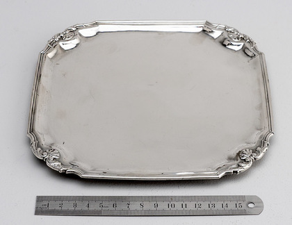 18th Century Louis XIV Style Dutch Silver Salver - The Hague, Gregorius van der Toorn