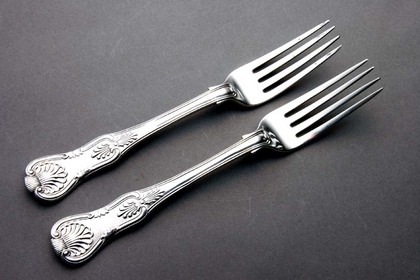 Cape Silver Tableforks (set of 6) - Rare Kings Pattern