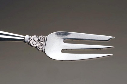 Leopard Antiques Georg Jensen Sterling Silver Flatware Set (36) - Acorn ...