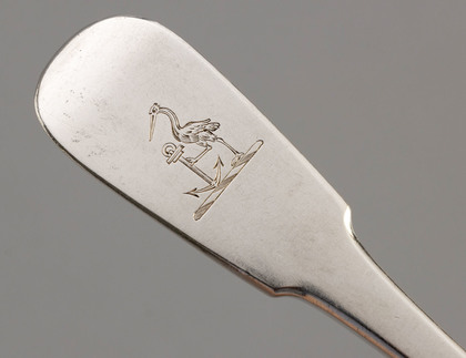 Rare Canadian Silver Tablespoon - Salomon Marion, Montreal (3 of 3)