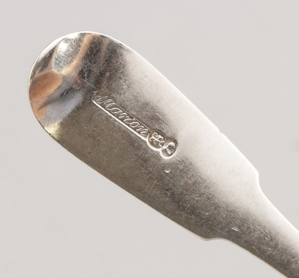 Rare Canadian Silver Tablespoon - Salomon Marion, Montreal (3 of 3)