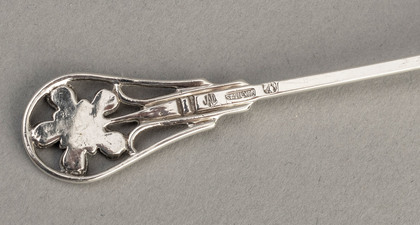 Australian Sterling Silver Flora Teaspoons (Set of 6) - Geraldton Wax, Linton Silver