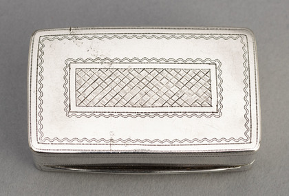 Cape Silver Engraved Snuff Box - Richard Vippond, or Johan Vos?