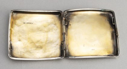 2nd. South African Infantry Silver Cigarette Case - Lieutenant Symons, Delville Wood 