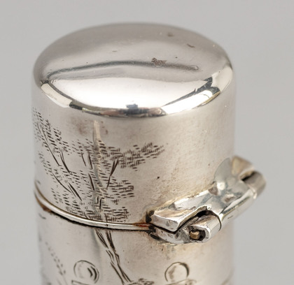 Sampson Mordan Kate Greenaway Victorian Silver Scent Bottle