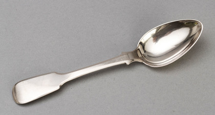 Cape Silver Teaspoon - Jacobus Johannes Vos, Pseudo Hallmarks