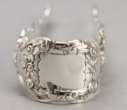 Edward Farrell Cast Silver Figural Sugar Tongs  -Cherub or Cupid with Arrow