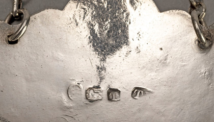 Georgian Silver Wine Label Madeira - Thomas Robinson, Counterfeit Hallmarks