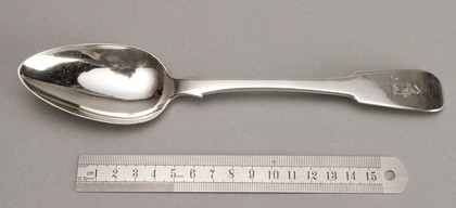 Rare Canadian Silver Tablespoon - Salomon Marion, Montreal (1 of 3)