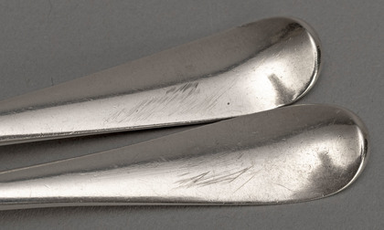 Dutch Silver Hanoverian Tableforks (Pair) - Rudolph Sondag Rotterdam (2 of 2)