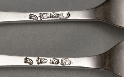 Dutch Silver Hanoverian Tableforks (Pair) - Rudolph Sondag Rotterdam (2 of 2)